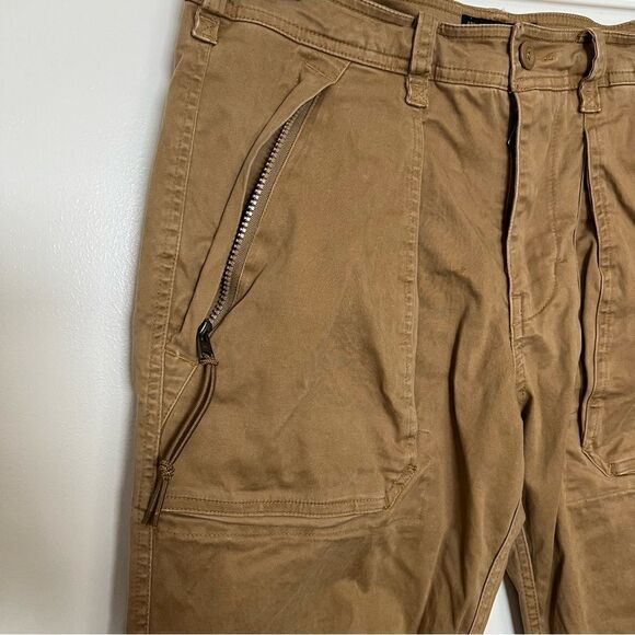 Abercrombie Fitch Pants Mens Tan 31x32 Slim Straight Utility Pockets F(15-01-08) - Picture 5 of 16